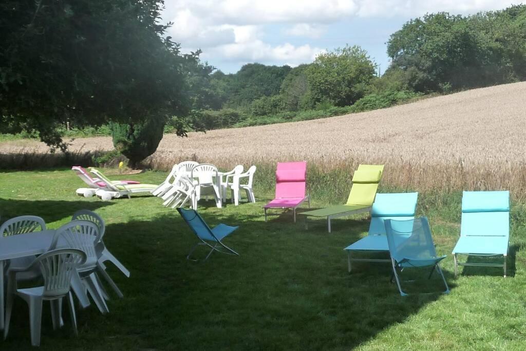 16Bis 1Ch, 2-4Pers, Jardin Les Gites Bigoudens Plonéour-Lanvern Exterior foto